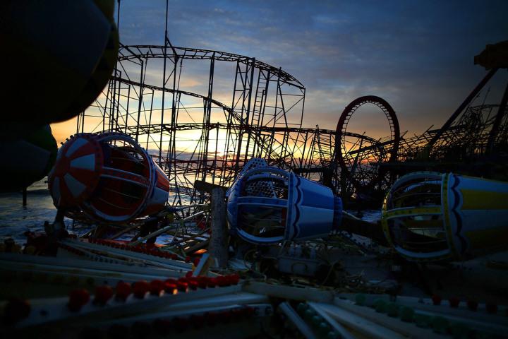 Sandy demolished much of the Jersey Shore, such as Seaside Heights