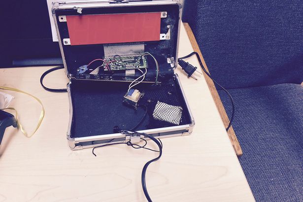 Photograph of Ahmed Mohamed's Clock (www.mirror.co.uk)