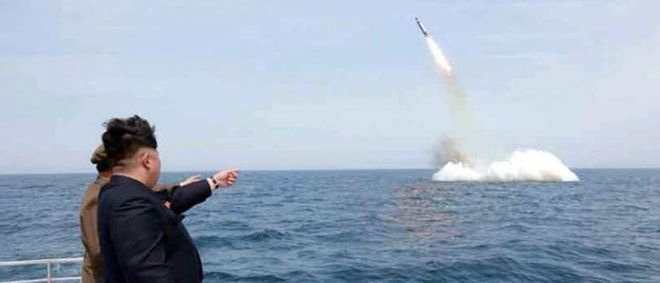 North+Korea+Shoots+%E2%80%9CProjectiles%E2%80%9D+Into+The+Sea