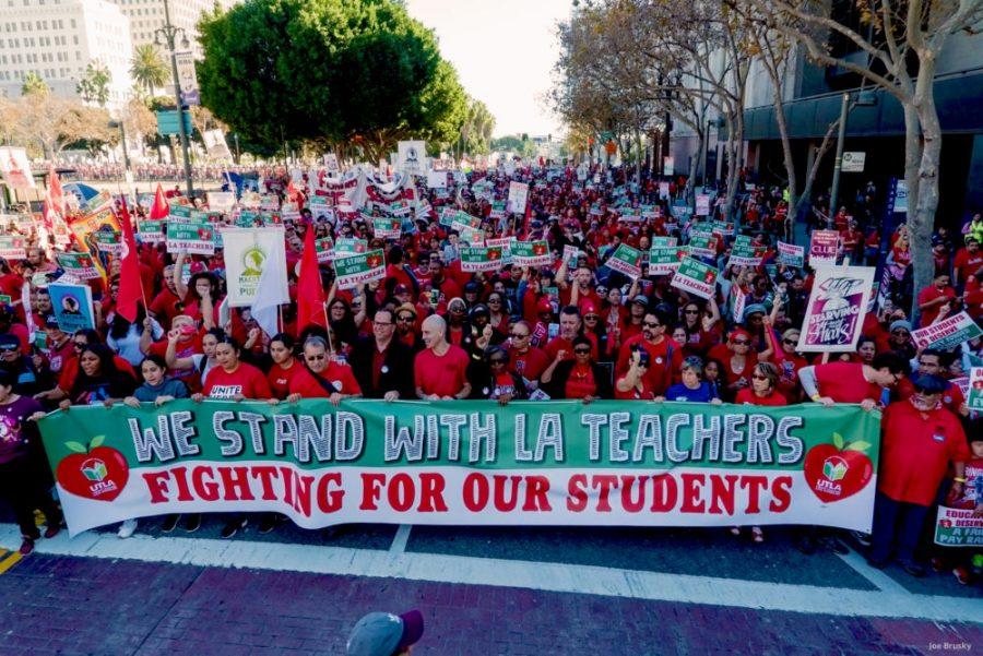 These Teachers Want More than Just Apples; L.A. Teachers Begin Striking