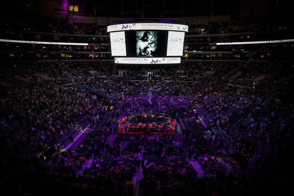 Kobe and Gigi Bryant Memorial Service, Los Angeles, USA - 24 Feb 2020