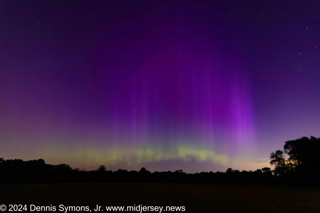 Northern Lights in New Jersey